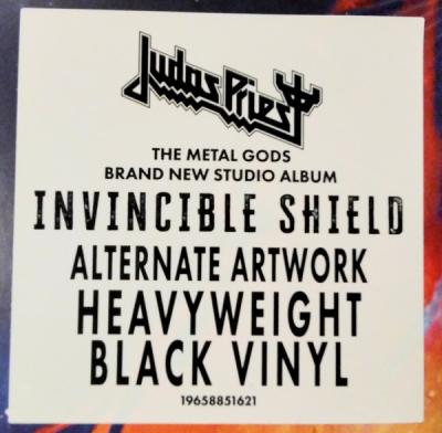 Judas Priest – Invincible Shield / Alternative Cover (Black Vinyl) LP