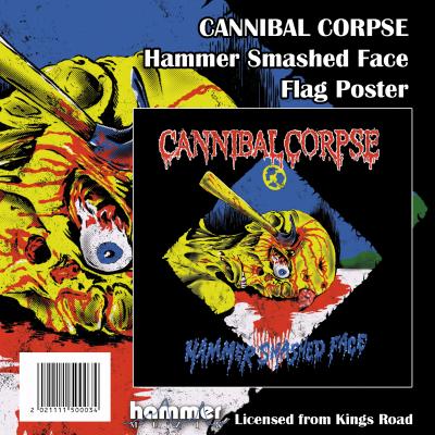 Cannibal Corpse - Hammer Smashed Face Flag/Poster