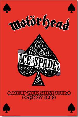 Motörhead - Ace Up Your Sleeve Tour Poster (Lütfen Ürün Açıklamasını OKuyunuz!)