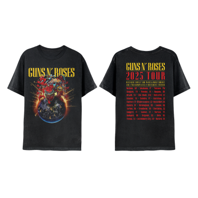 Guns N' Roses Tour Admat 2025 T-Shirt