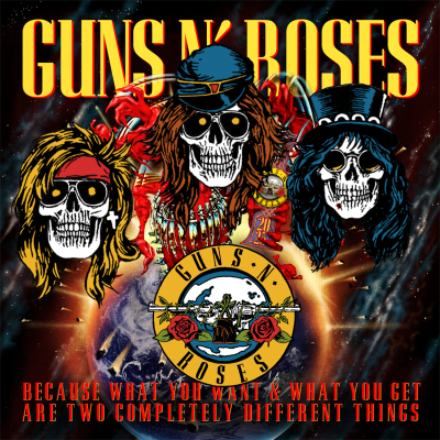 Guns N' Roses Enamel Pin Set