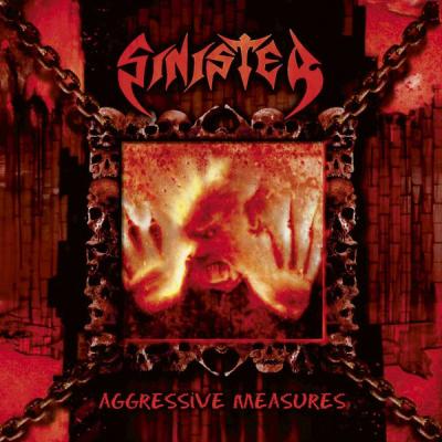 Sinister – Aggressive Measures (Clear w/ black & orange splatter vinyl