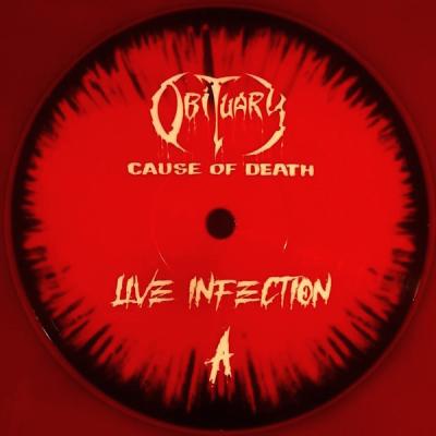 Obituary – Cause Of Death - Live Infection (Blood Red Vinyl) LP