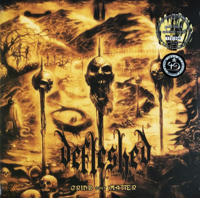 Defleshed – Grind Over Matter (Gold Black Splatter Vinyl) LP