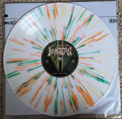 Incantation – Sect Of Vile Divinities (White With Evergreen, Mustard Y