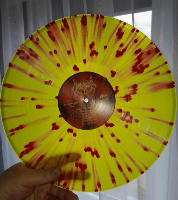 Unleashed – Hell's Unleashed (transparant yellow/red splatter vinyl) L