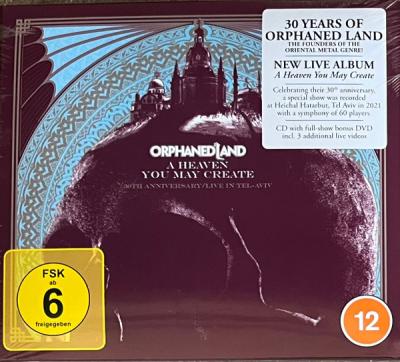 Orphaned Land – A Heaven You May Create (30th Anniversary / Live In Tel-Aviv) DVD+CD