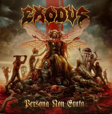 Exodus – Persona Non Grata (Clear w/ Gold & Black & Turquoise Splatter