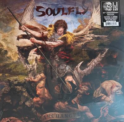 Soulfly – Archangel (atural With Green, Orange And Brown Splatter Viny