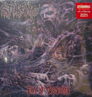 Stabbing – Eon Of Obscenity (Red With Black Marbled Vinyl) LP