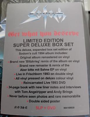 Sodom – Get What You Deserve (Boxset) LP